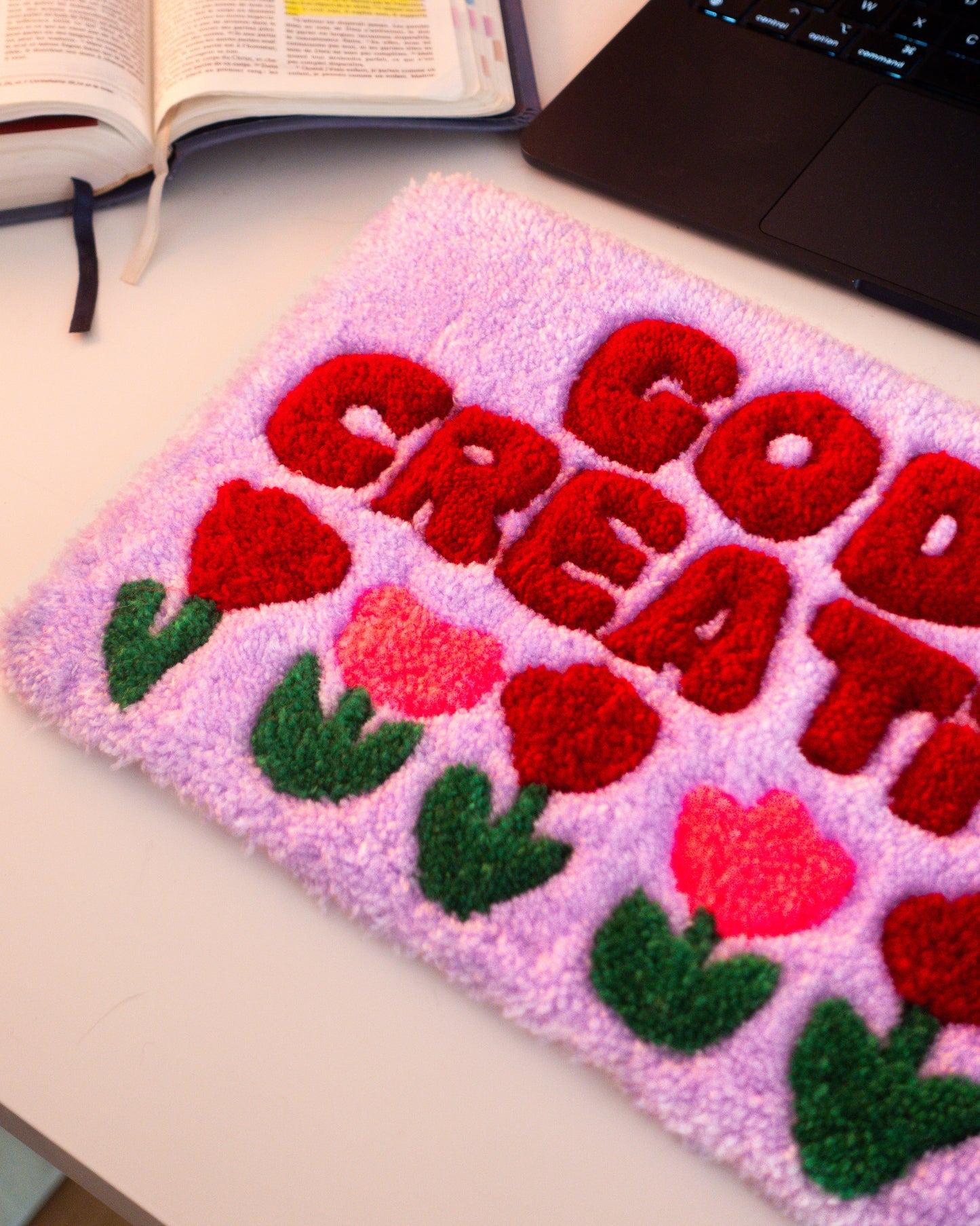 "GOD'S CREATION" tapis de bureau - 38x20