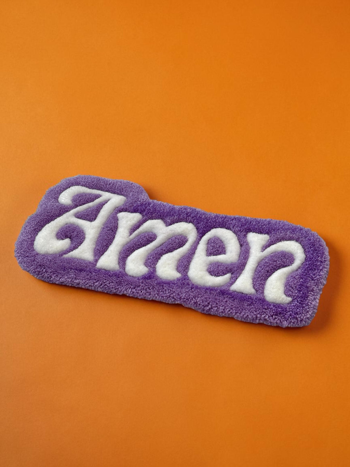 "Amen" lavande - déco murale