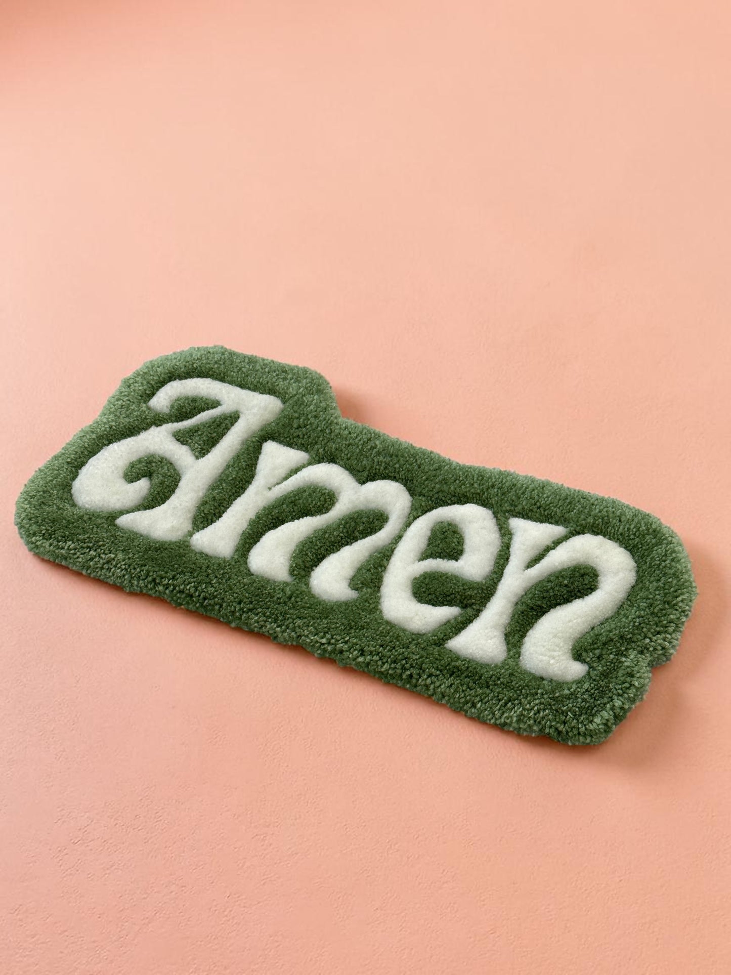 "Amen" matcha - déco murale